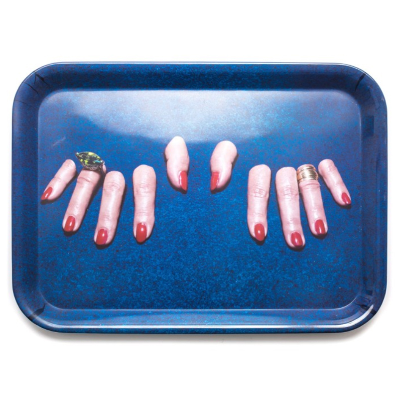 Поднос Seletti Tray Fingers Синий Поднос Seletti Tray Fingers Синий в Липецке | Loft Concept