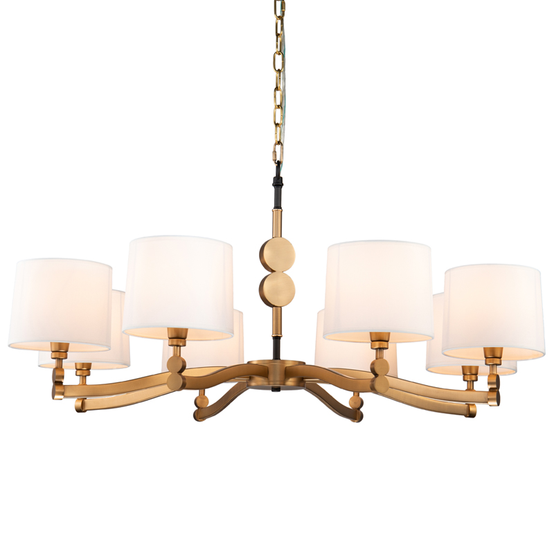 Люстра Mogir Chandelier Латунь Белый в Липецке | Loft Concept 