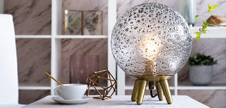 Лампа Retro Ball Table Lamp Лампа Retro Ball Table Lamp - Loft-Concept в Липецке