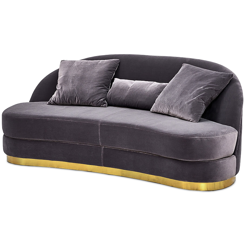 Диван Zalika Sofa Violet Dusk ( фиолетовый сумрак ) Глянцевое золото Диван Zalika Sofa Violet Dusk ( фиолетовый сумрак ) Глянцевое золото в Липецке | Loft Concept