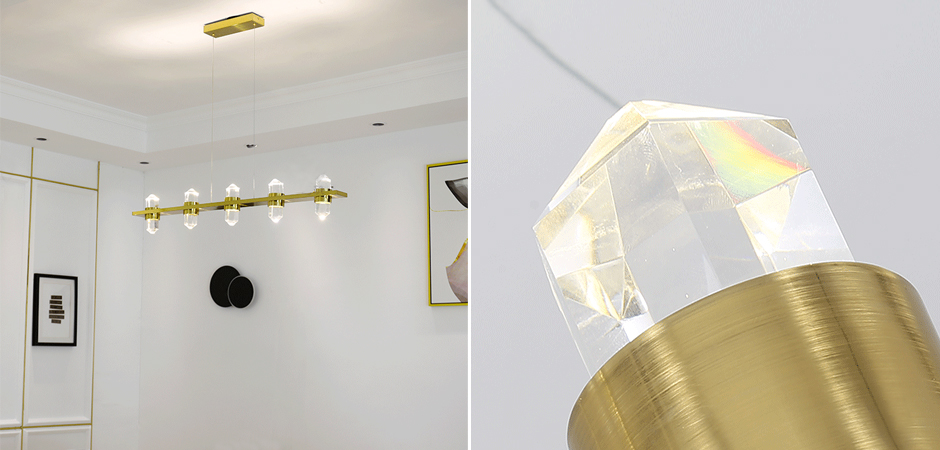 Люстра large Crystals Line Brass Люстра large Crystals Line Brass - Loft-Concept в Липецке