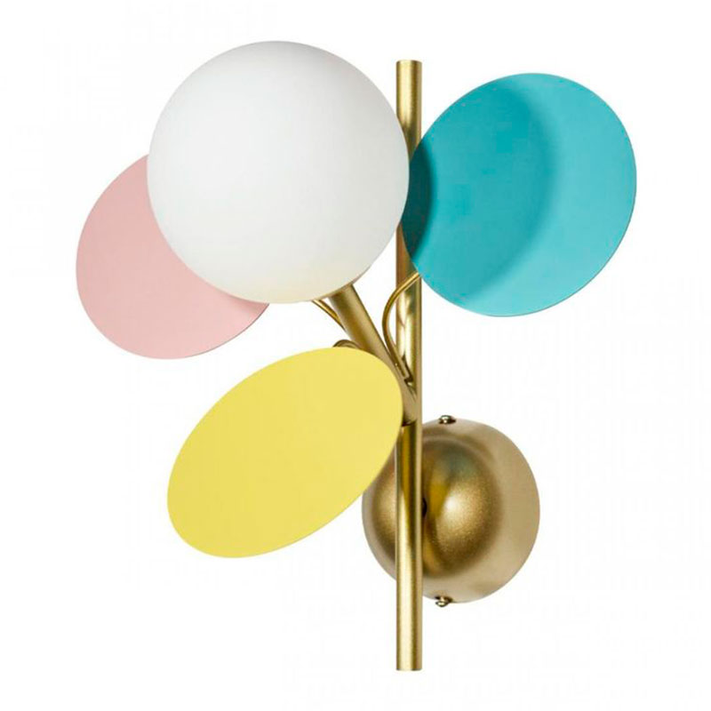 Бра MATISSE sconce One multicolor Мульти Золотой Белый Бра MATISSE sconce One multicolor Мульти Золотой Белый в Липецке | Loft Concept