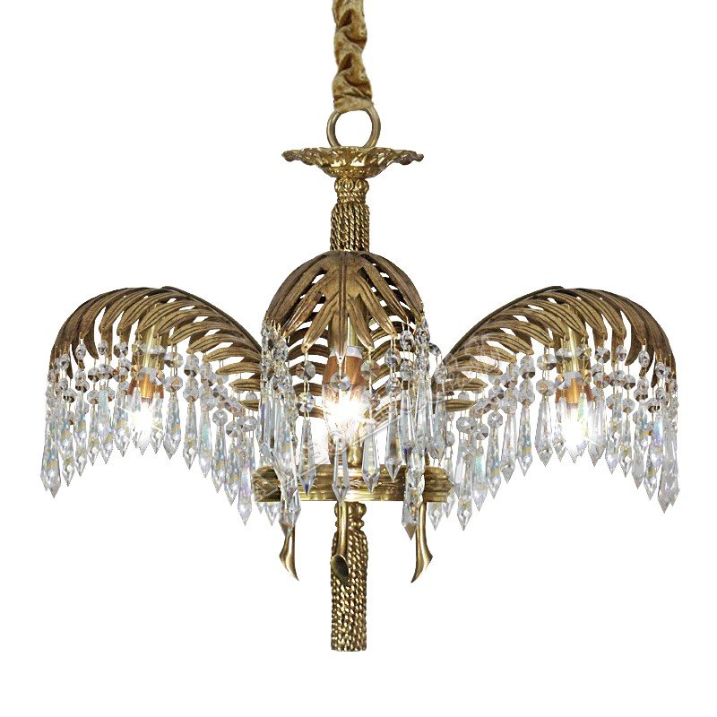 Люстра CHANDELIER HILDEBRANDT S Латунь Прозрачное Стекло Люстра CHANDELIER HILDEBRANDT S Латунь Прозрачное Стекло в Липецке | Loft Concept