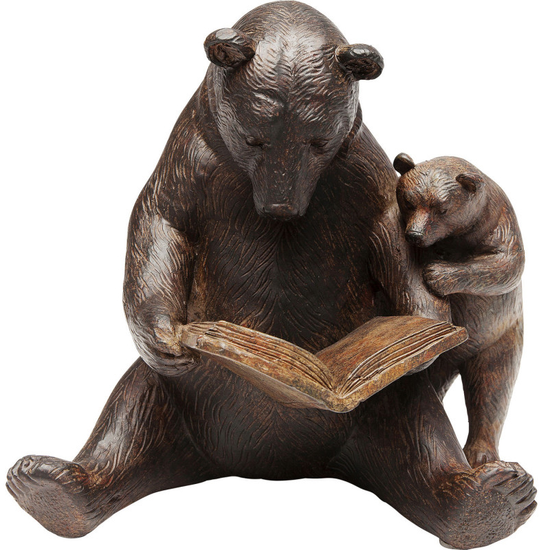 Статуэтка Reading Bears Коричневый Статуэтка Reading Bears Коричневый в Липецке | Loft Concept