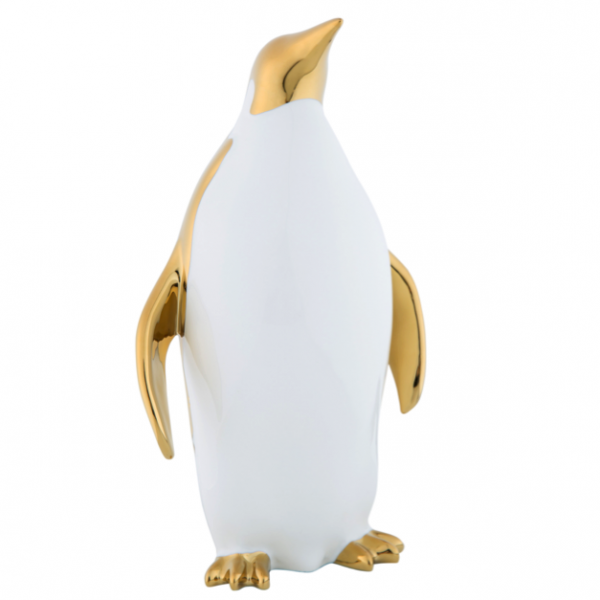 Декор Penguin Big Белый Золотой Декор Penguin Big Белый Золотой в Липецке | Loft Concept