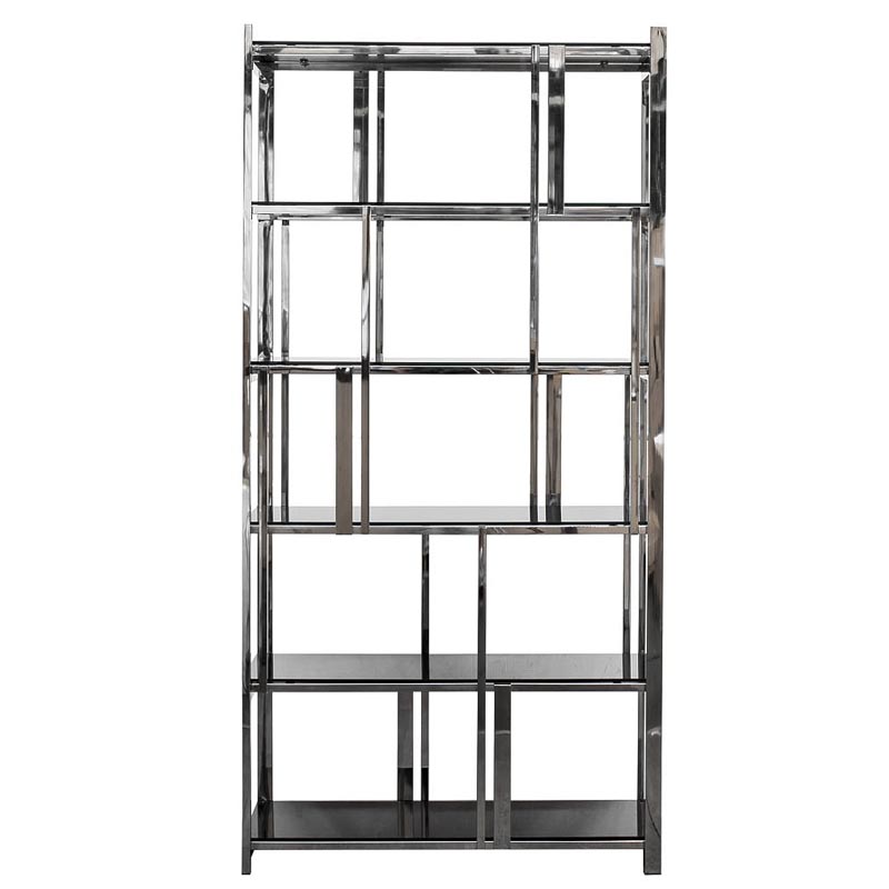 Стеллаж Kenton Rack Хром Черный Стеллаж Kenton Rack Хром Черный в Липецке | Loft Concept
