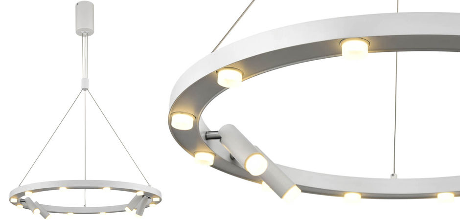 Люстра Rigor & Conciseness Lighting White Disk Люстра Rigor & Conciseness Lighting White Disk - Loft-Concept в Липецке