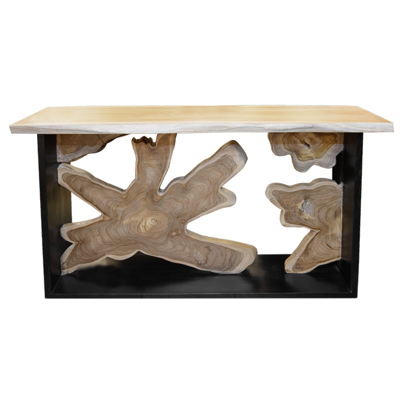 Консоль Erkan Console Древесина Черный Консоль Erkan Console Древесина Черный в Липецке | Loft Concept