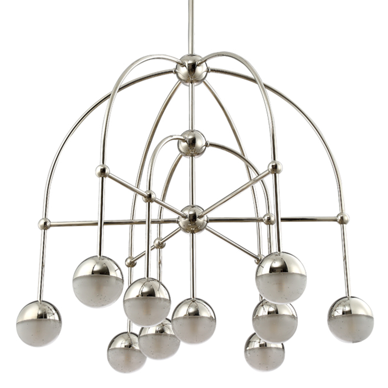 Люстра Heidy Chrome Chandelier 10 Хром Люстра Heidy Chrome Chandelier 10 Хром в Липецке | Loft Concept