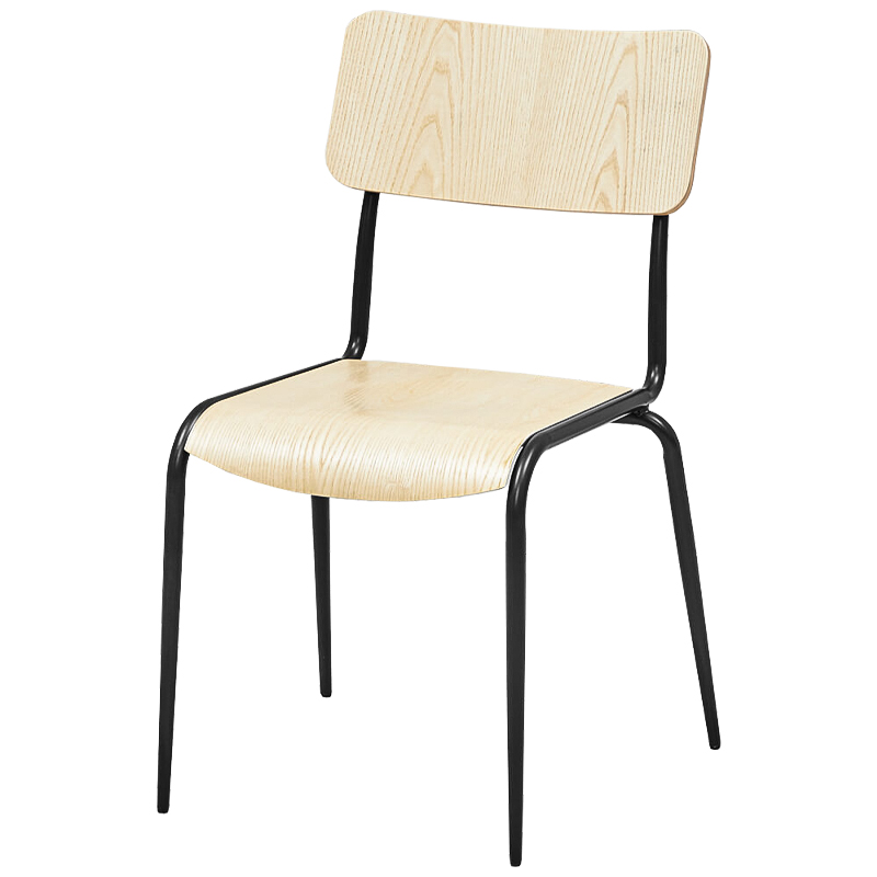 Стул Joshua Loft Stool light Древесина Черный Стул Joshua Loft Stool light Древесина Черный в Липецке | Loft Concept