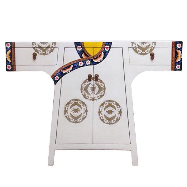 Китайская консоль White oriental robe Белый Китайская консоль White oriental robe Белый в Липецке | Loft Concept