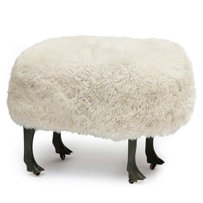 Оттоманка FRANCOIS-XAVIER LALANNE Moutons de laine OTTOMANS Черный Бежевый Графит Оттоманка FRANCOIS-XAVIER LALANNE Moutons de laine OTTOMANS Черный Бежевый Графит в Липецке | Loft Concept