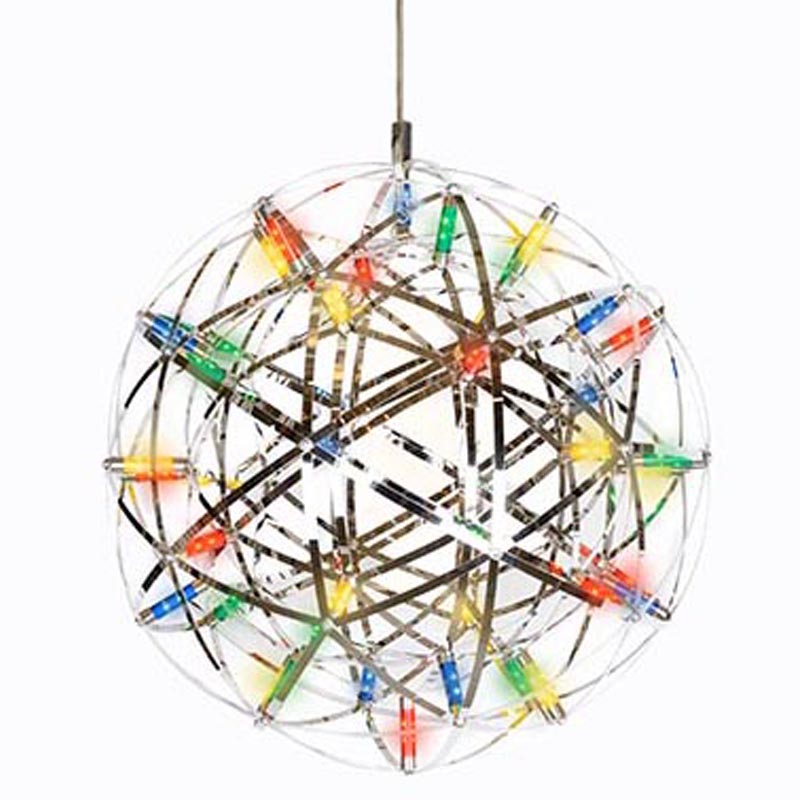 Люстра Moooi 3D Sphere Colored lamp S Хром Мульти Люстра Moooi 3D Sphere Colored lamp S Хром Мульти в Липецке | Loft Concept