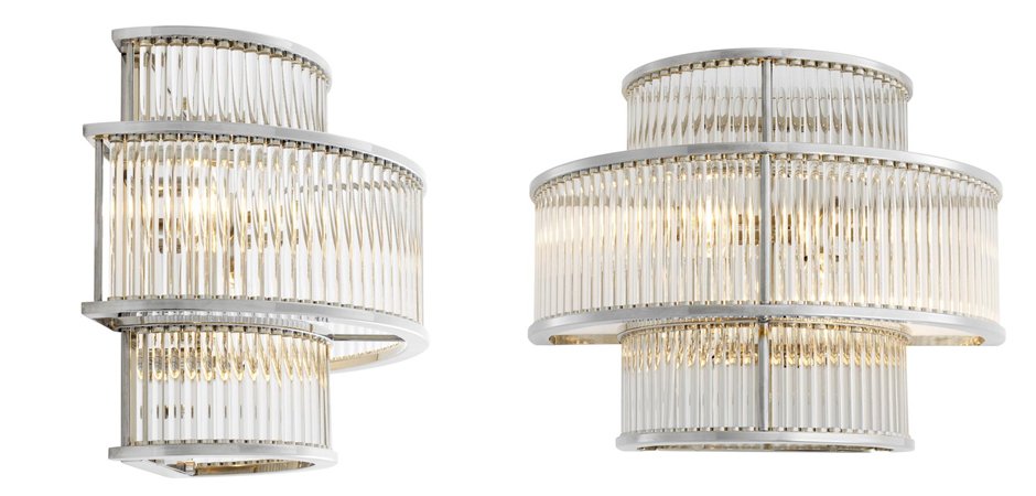 Бра Wall Lamp Mancini Nickel Бра Wall Lamp Mancini Nickel - Loft-Concept в Липецке