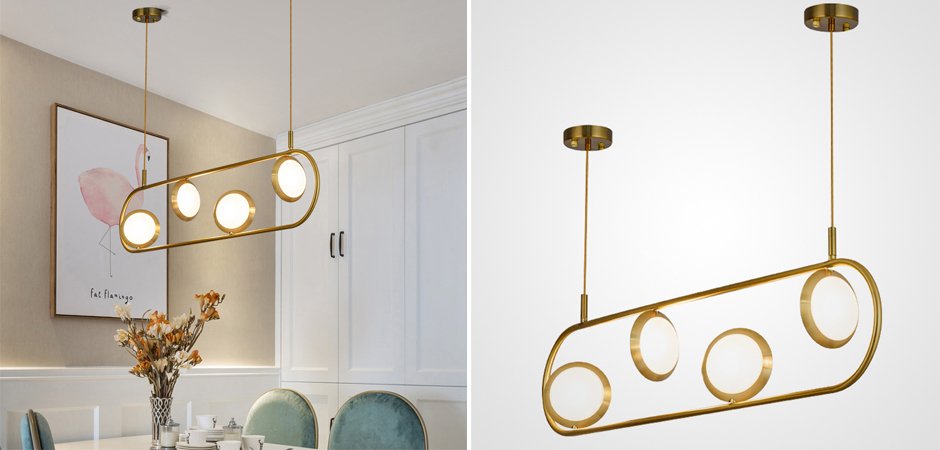 Люстра HOOP LED LONG Люстра HOOP LED LONG - Loft-Concept в Липецке