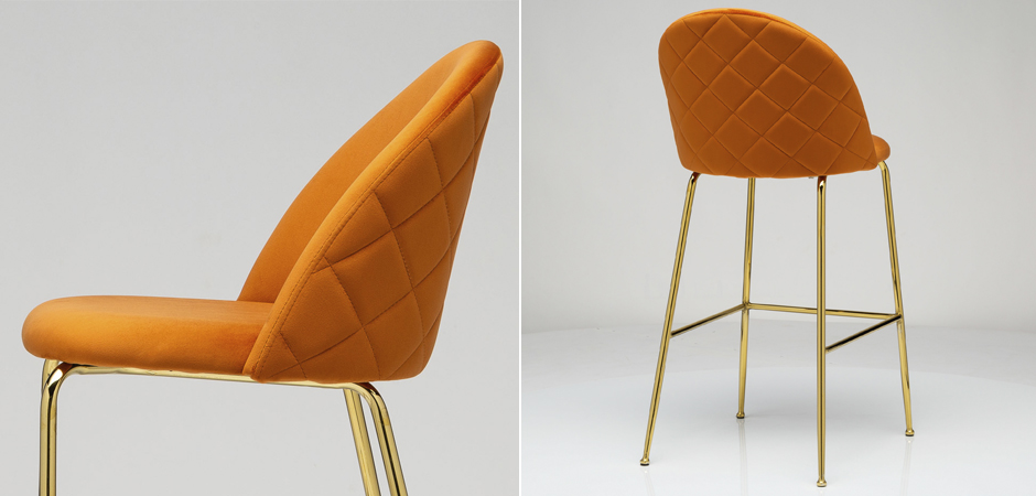 Барный стул Vendramin Bar Stool terracotta Барный стул Vendramin Bar Stool terracotta - Loft-Concept в Липецке