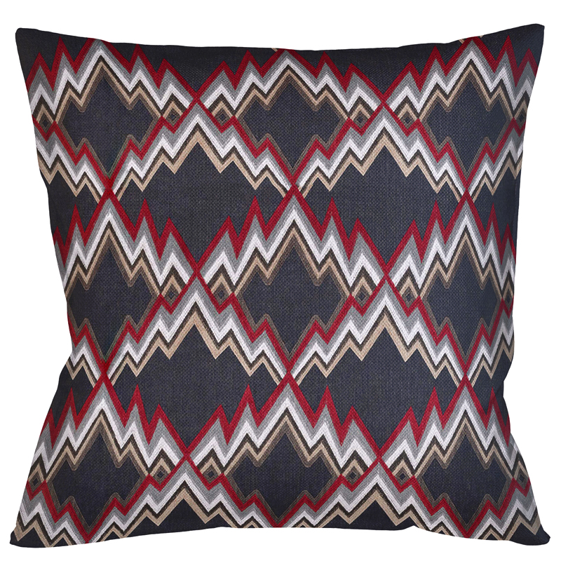 Декоративная подушка Ikat Pattern Темно-синяя Темно-синий Декоративная подушка Ikat Pattern Темно-синяя Темно-синий в Липецке | Loft Concept