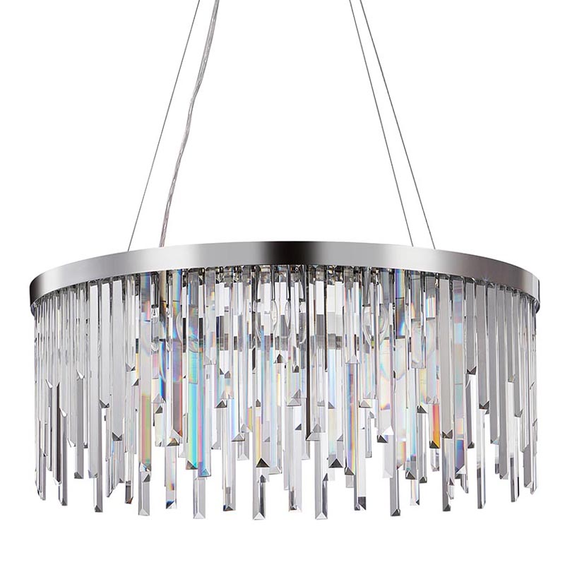 Люстра Bennett Chandelier chrome Хром Прозрачный Люстра Bennett Chandelier chrome Хром Прозрачный в Липецке | Loft Concept