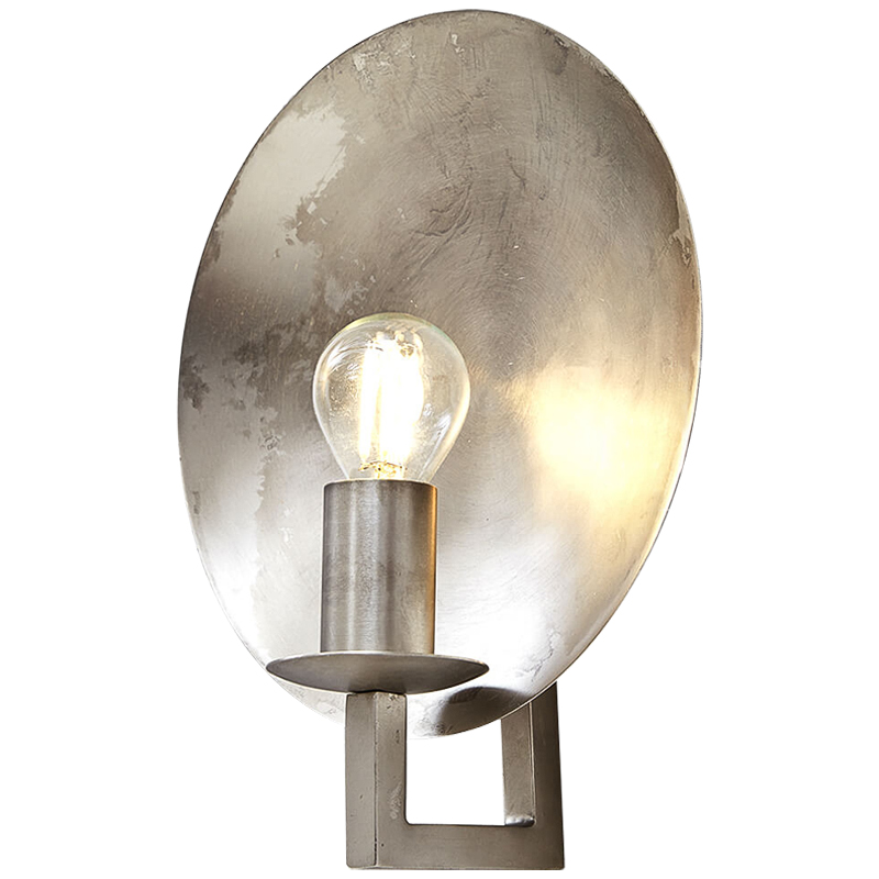 Бра Bennu Disk sconce Никель Сатин Бра Bennu Disk sconce Никель Сатин в Липецке | Loft Concept