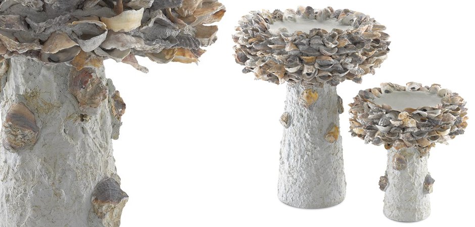 Статуэтка Oyster Shell Small Bird Bath Статуэтка Oyster Shell Small Bird Bath - Loft-Concept в Липецке