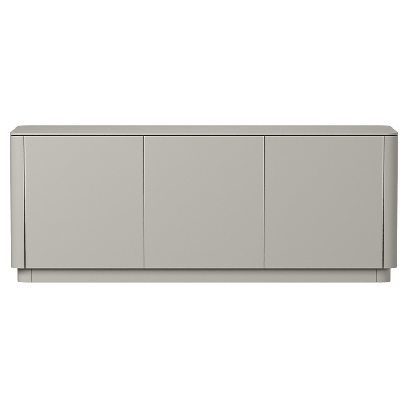 Тумба серо-бежевая с 3-мя дверцами Tammi  Бежево-серый в Липецке | Loft Concept 