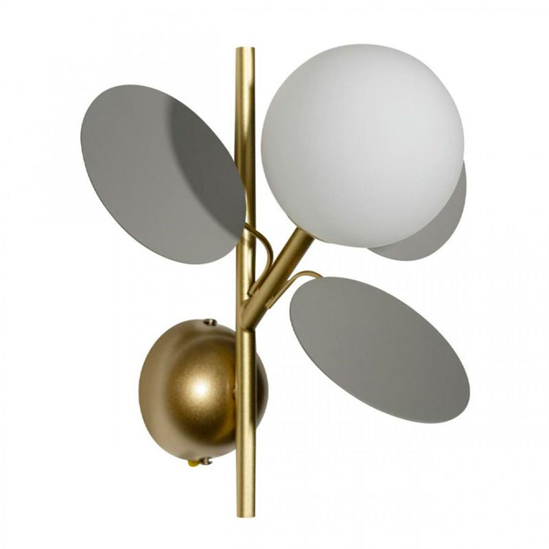 Бра MATISSE sconce One Gray Серый Золотой Белый Бра MATISSE sconce One Gray Серый Золотой Белый в Липецке | Loft Concept