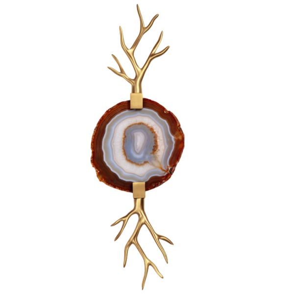 Бра Branch Agate Sconce emporium home Золотой Бра Branch Agate Sconce emporium home Золотой в Липецке | Loft Concept