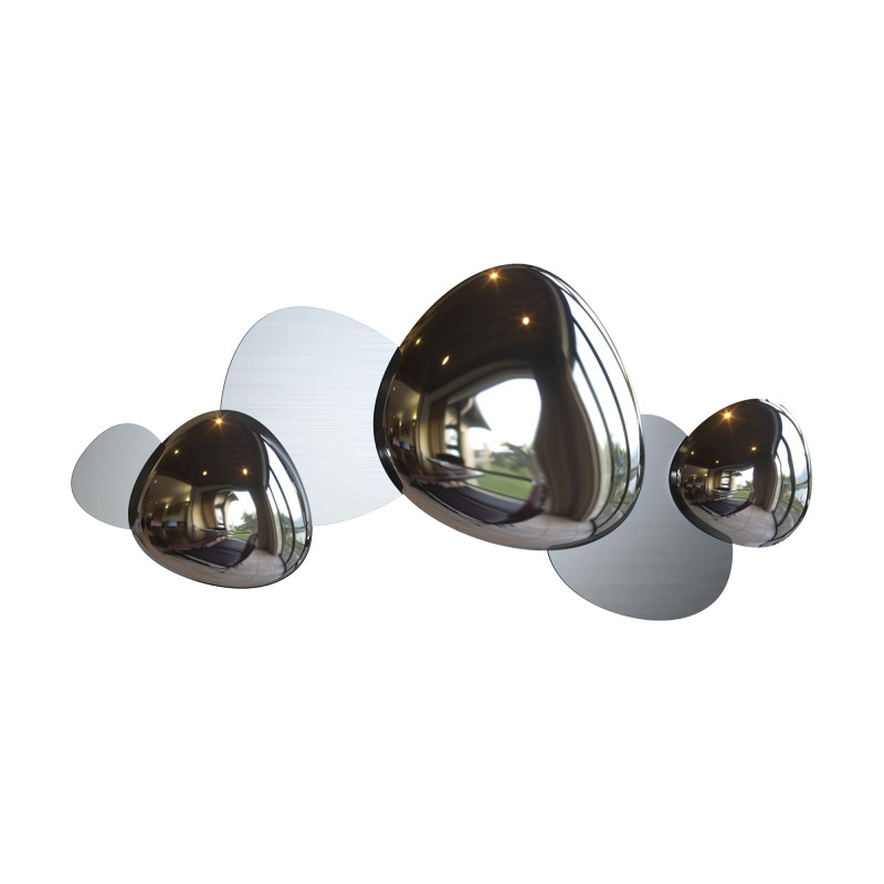 Бра Silver Matt & Gloss 2 Серебряный Бра Silver Matt & Gloss 2 Серебряный в Липецке | Loft Concept