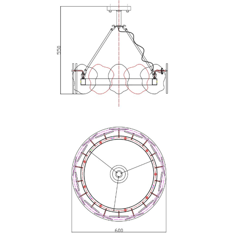 Люстра Мрамор Lucretia Marble Round Chandelier 60 см Люстра Мрамор Lucretia Marble Round Chandelier 60 см в Липецке