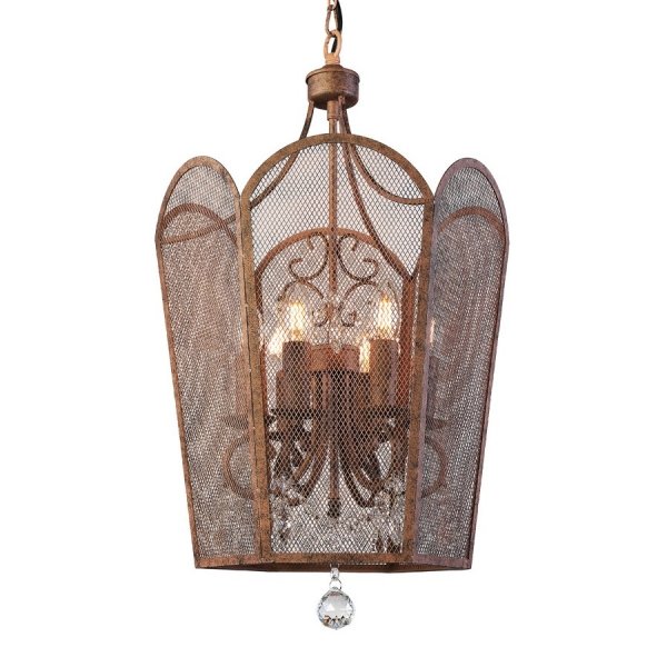 Люстра Roast Metal Chandelier 6 Коричневый Люстра Roast Metal Chandelier 6 Коричневый в Липецке | Loft Concept