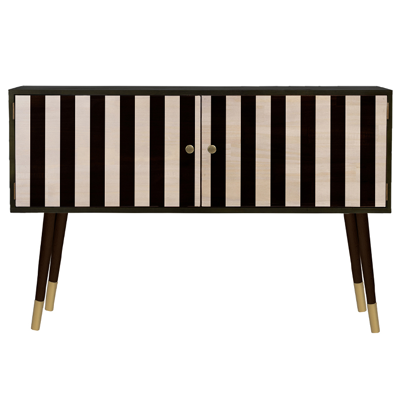Комод длинный с 2-мя дверцами Rutledge Chest of Drawers Черный Бежевый Золотой Комод длинный с 2-мя дверцами Rutledge Chest of Drawers Черный Бежевый Золотой в Липецке | Loft Concept