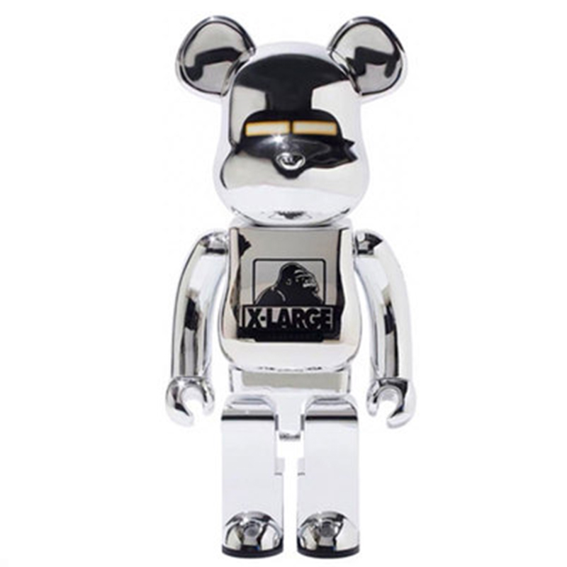 Статуэтка Bearbrick Chrome X-Large Темный хром Статуэтка Bearbrick Chrome X-Large Темный хром в Липецке | Loft Concept