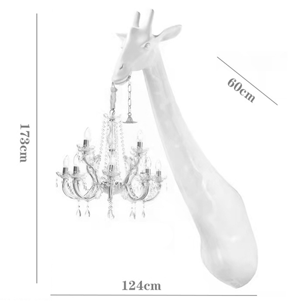 Бра белый жираф White Giraffe Wall Lamp Sconce Chandalier Бра белый жираф White Giraffe Wall Lamp Sconce Chandalier в Липецке