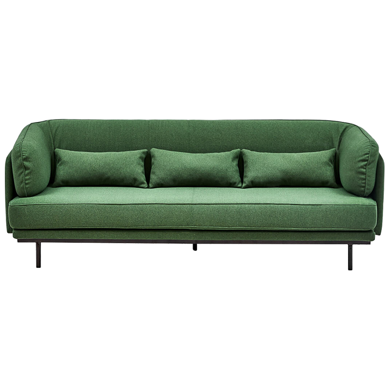 Диван Vibek Sofa Зеленый Черный Диван Vibek Sofa Зеленый Черный в Липецке | Loft Concept