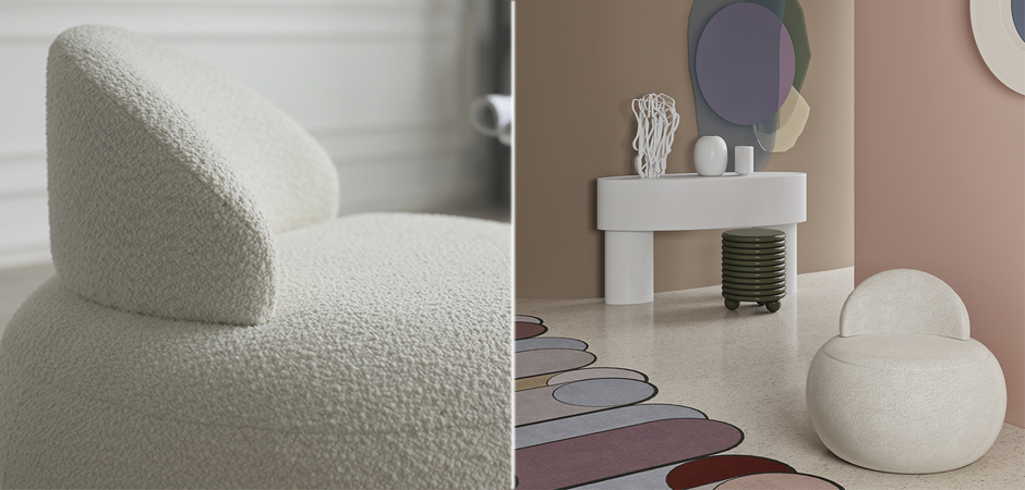 Кресло Boucle Snowball Armchair Кресло Boucle Snowball Armchair - Loft-Concept в Липецке