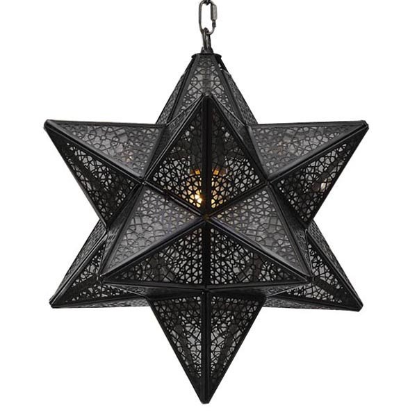 Люстра Morocco Black Star Черный матовый Люстра Morocco Black Star Черный матовый в Липецке | Loft Concept