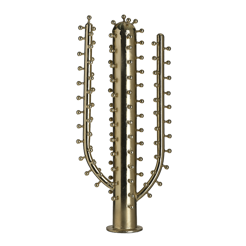 Статуэтка Metal Cactus 46 Золотой Статуэтка Metal Cactus 46 Золотой в Липецке | Loft Concept