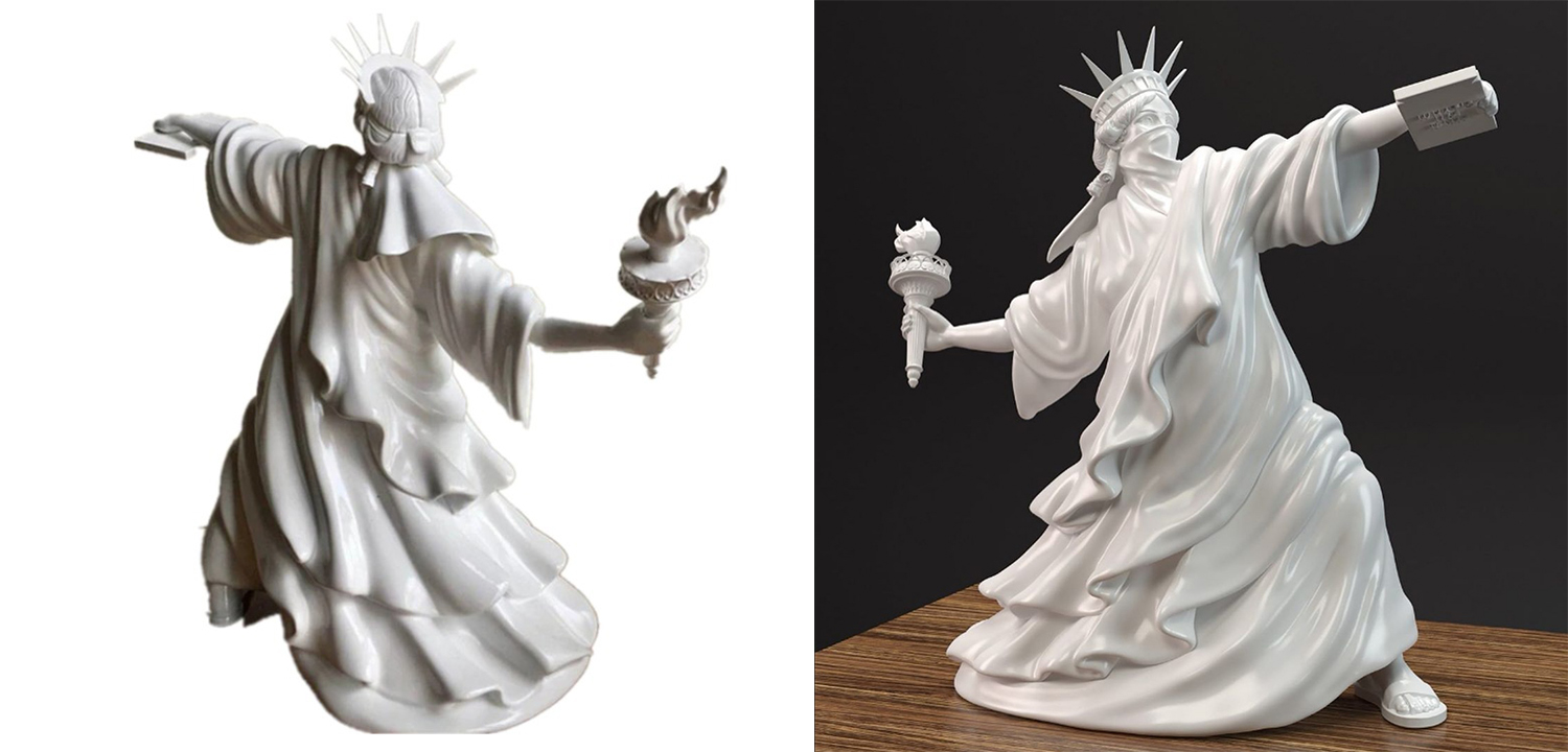 Статуэтка Freedom Riot White - фото