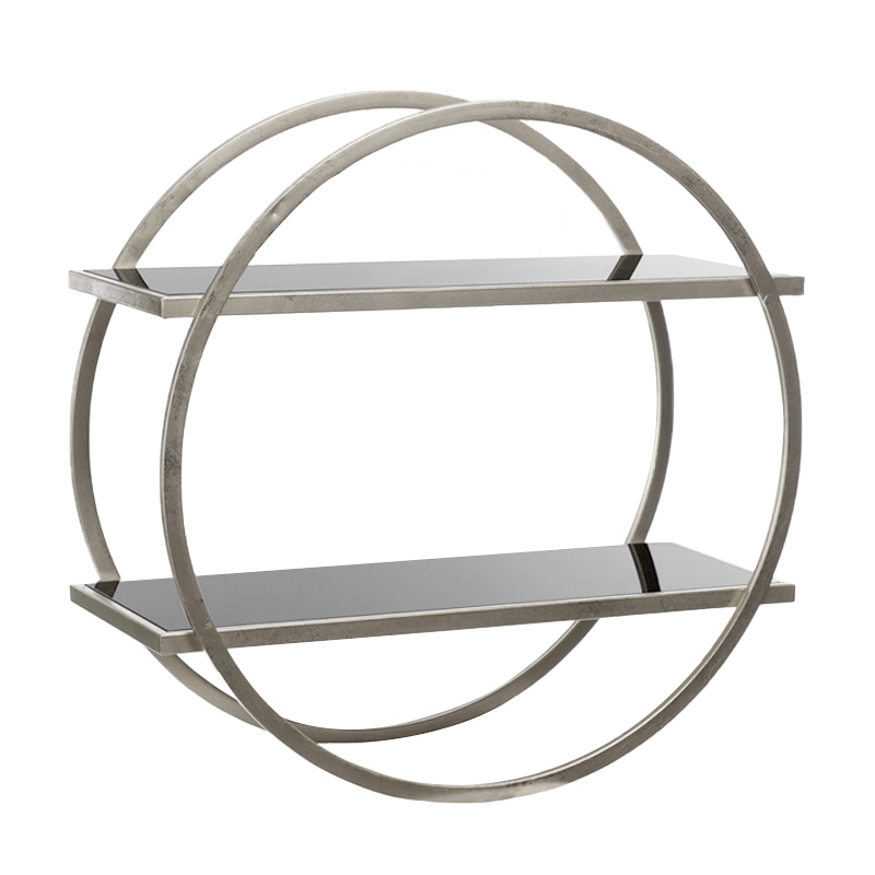 Полка Circle Silver Серый Серебряный Полка Circle Silver Серый Серебряный в Липецке | Loft Concept