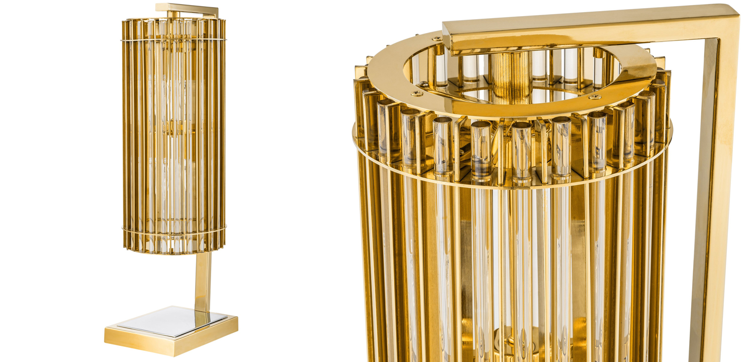 Настольная лампа Eichholtz Table Lamp Pimlico Gold - фото