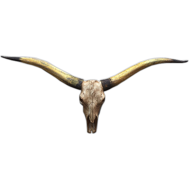Аксессуар на стену Bull Skull beige Бежевый Аксессуар на стену Bull Skull beige Бежевый в Липецке | Loft Concept