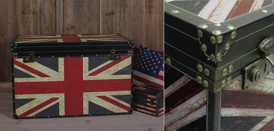 Сундук Union Jack Сундук Union Jack - Loft-Concept в Липецке