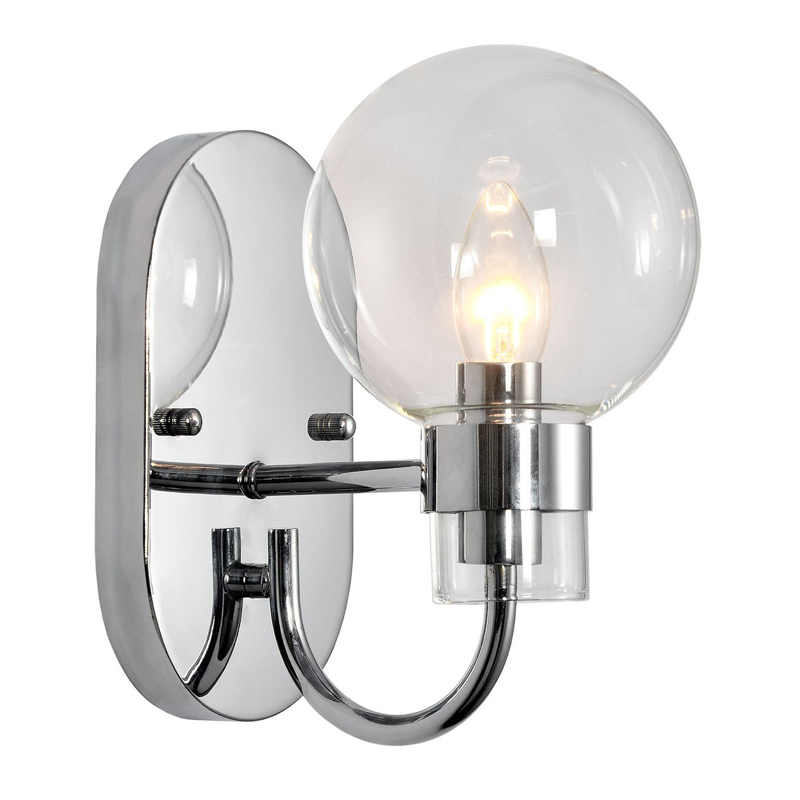 Бра Votrom Sconce chrome Хром Прозрачный (Transparent) Бра Votrom Sconce chrome Хром Прозрачный (Transparent) в Липецке | Loft Concept