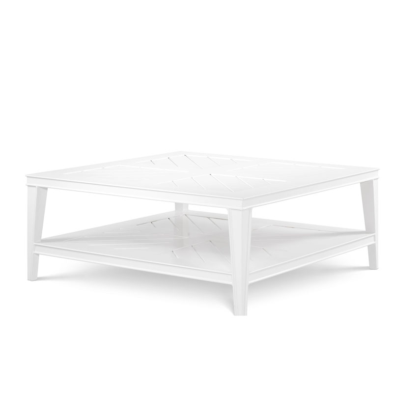Кофейный стол Eichholtz COFFEE TABLE BELL RIVE SQUARE Белый в Липецке | Loft Concept 