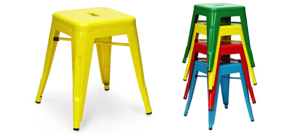 Кухонный стул Tolix Kitchen Stool 45 Кухонный стул Tolix Kitchen Stool 45 - Loft-Concept в Липецке