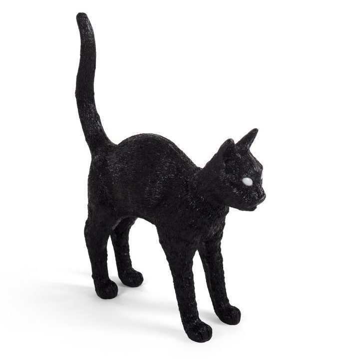 Лампа Seletti Jobby The Cat Black Черный Лампа Seletti Jobby The Cat Black Черный в Липецке | Loft Concept
