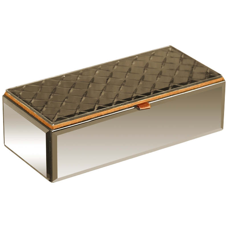Шкатулка Vega Mirrored Box Зеркало Коричневый Шкатулка Vega Mirrored Box Зеркало Коричневый в Липецке | Loft Concept