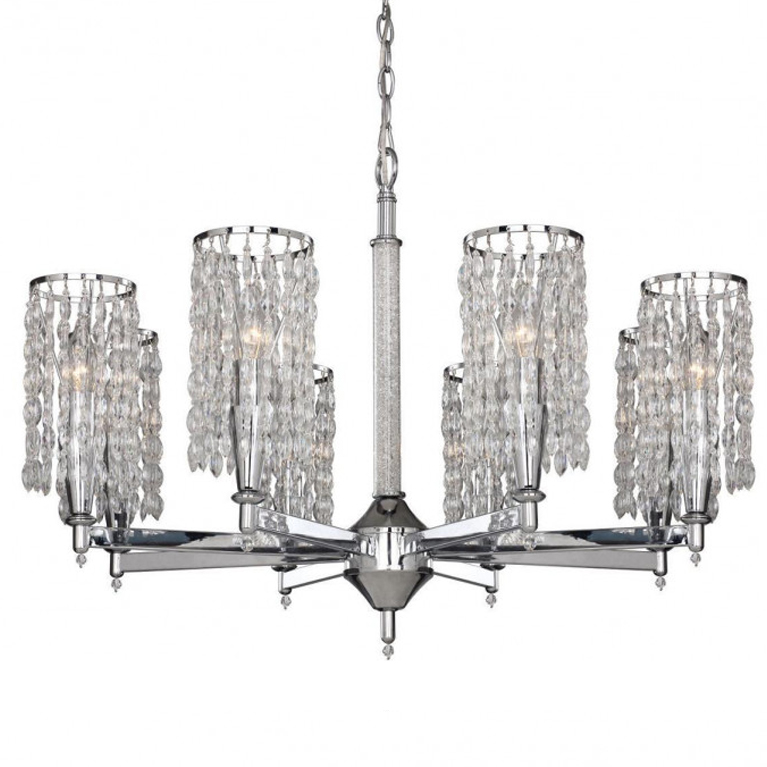 Люстра Messina Crystal Chandelier Прозрачный Хром Люстра Messina Crystal Chandelier Прозрачный Хром в Липецке | Loft Concept