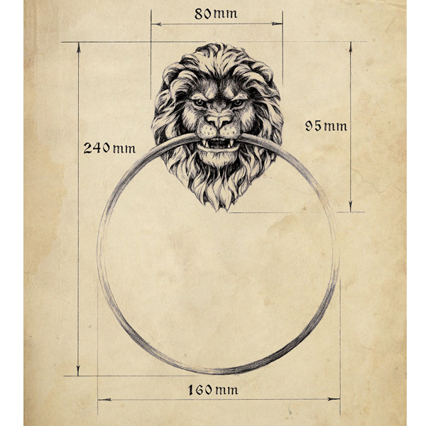 Держатель для полотенца Bronze Lion Держатель для полотенца Bronze Lion в Липецке