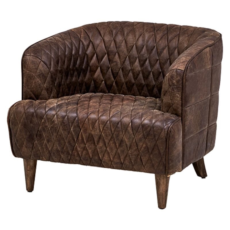 Philadelphia Armchair Кресло из Коричневой Винтажной Кожи Коричневый винтаж Philadelphia Armchair Кресло из Коричневой Винтажной Кожи Коричневый винтаж в Липецке | Loft Concept